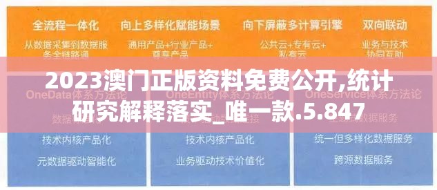 2023澳门正版资料免费公开,统计研究解释落实_唯一款.5.847