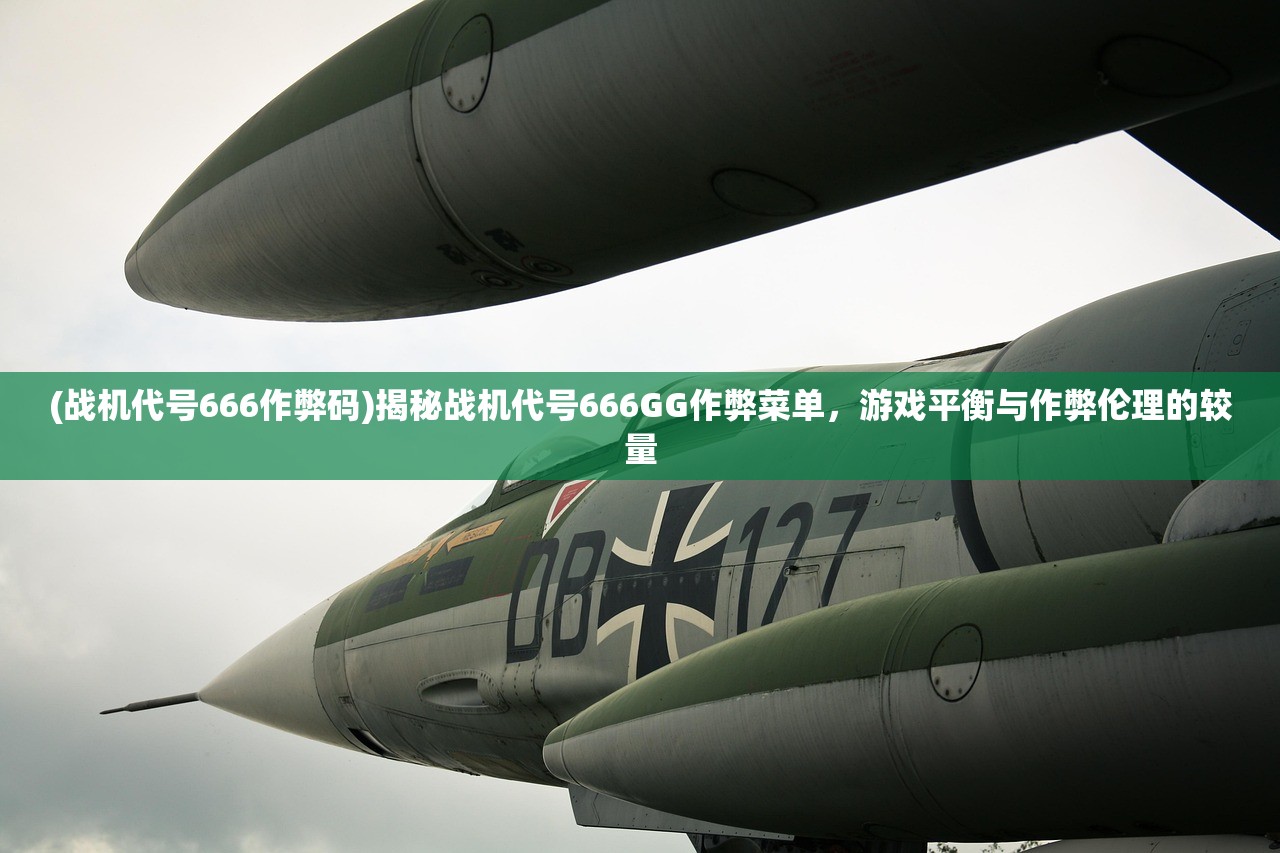 (战机代号666作弊码)揭秘战机代号666GG作弊菜单，游戏平衡与作弊伦理的较量