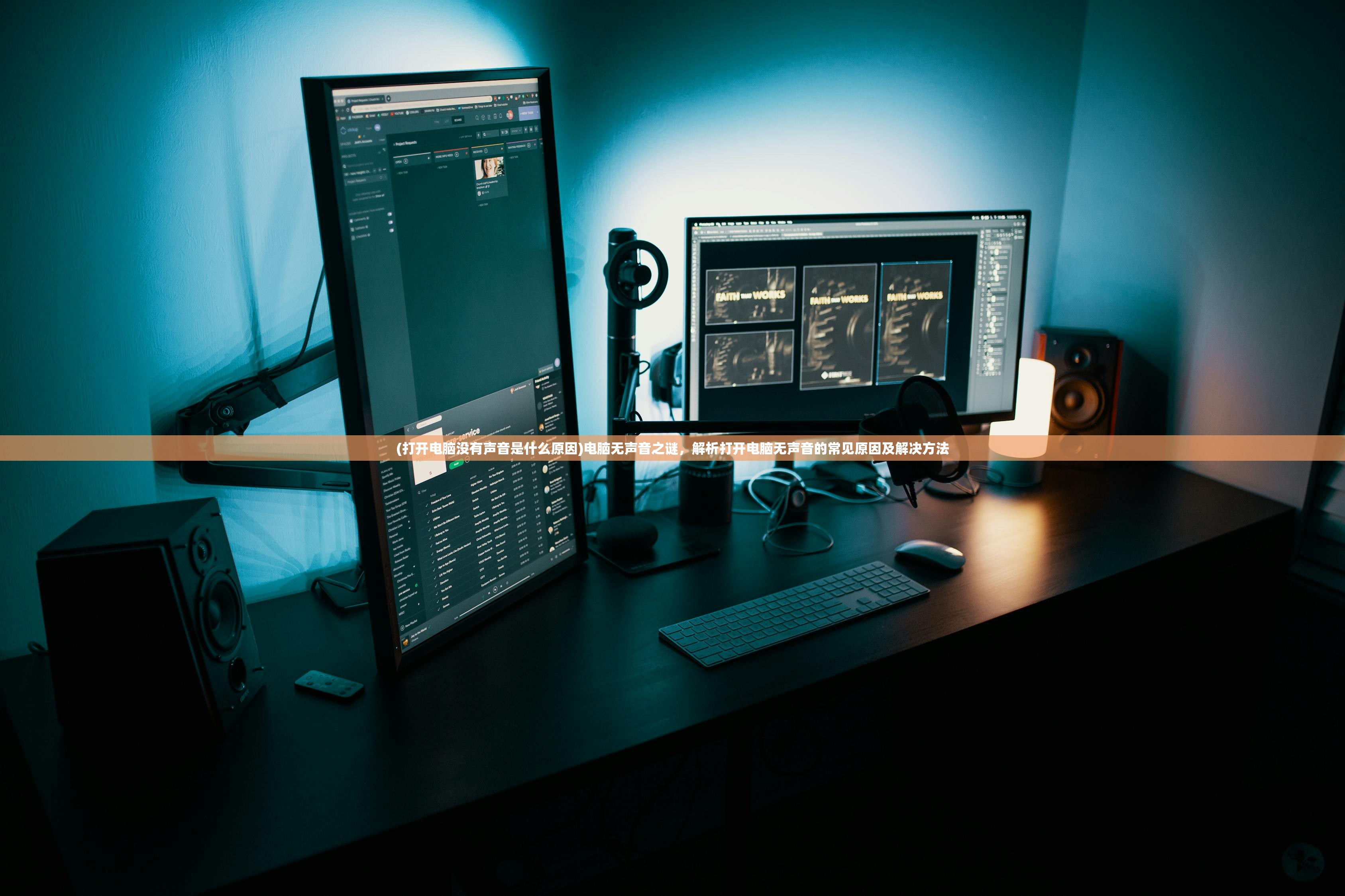 (打开电脑没有声音是什么原因)电脑无声音之谜，解析打开电脑无声音的常见原因及解决方法